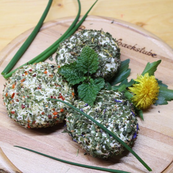 Frischkäseleibchen